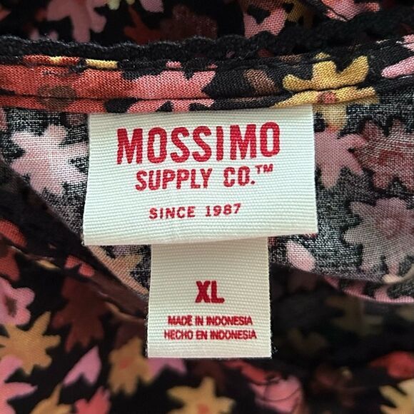 NWT … MOSSIMO SUPPLY CO. “Size: XL” Multi Floral Dress - Picture 3 of 5